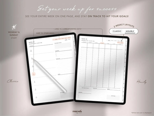 Simple Digital Planner 2026 Planner Minimalist Planner Daily Planner Weekly Planner Monthly Planner iPad Planner GoodNotes Planner